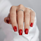 Velour Red Cat Eye