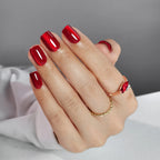 Velour Red Cat Eye
