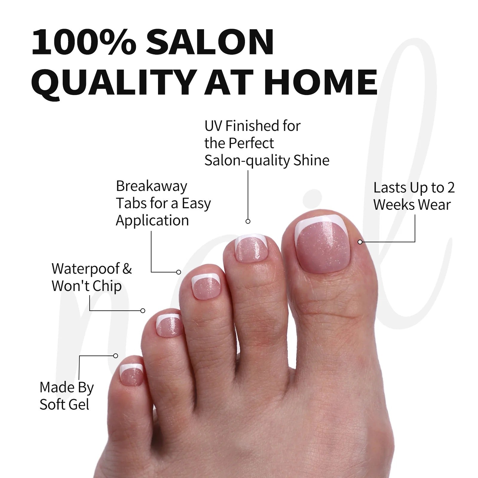 French Whisper Toenail