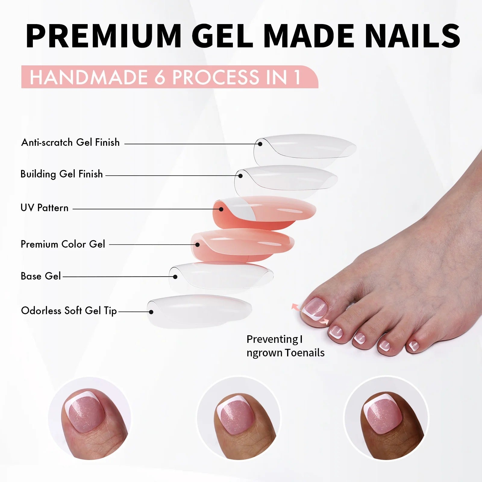 French Whisper Toenail